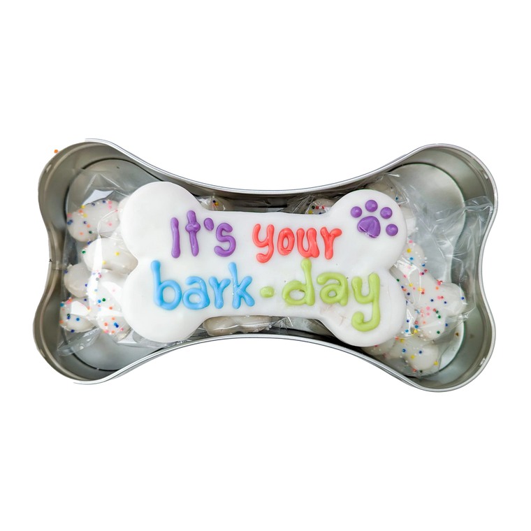 It's Your Barkday Cookie Tin