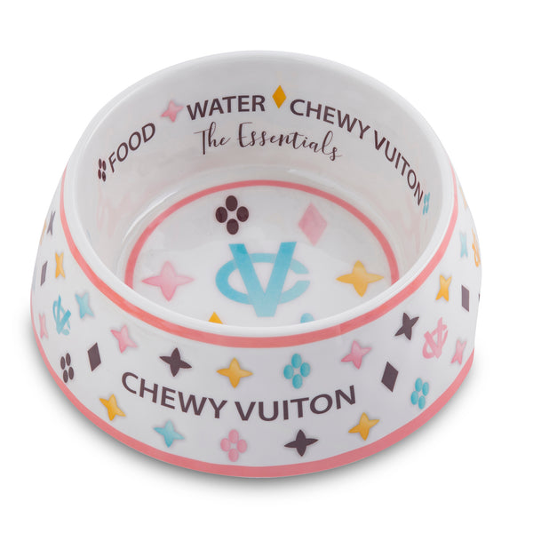 Checker Chewy Vuiton Bowls & Mat Set – FolieLA
