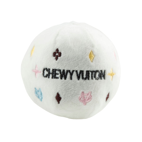 Checker Chewy Vuiton Handbag Squeaker Dog Toy – FletchandLo