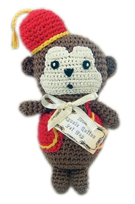 Fez Monkey Knit Toy