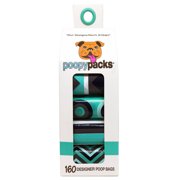 Poopy Packs - Teal Pick Up Bags