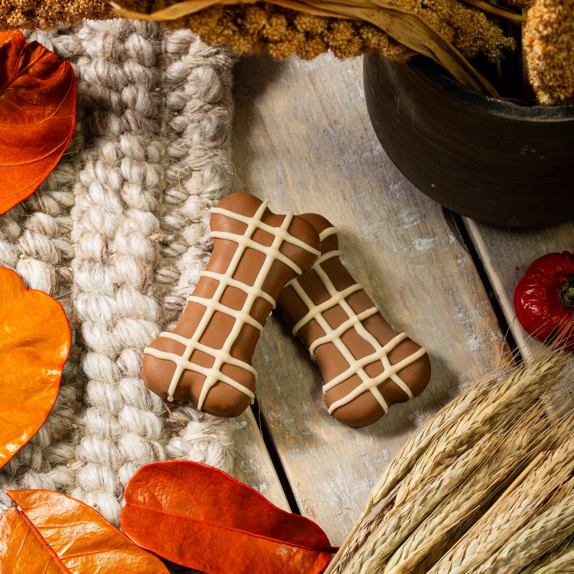 Peanut Butter Dipped Bones (4-Pack)