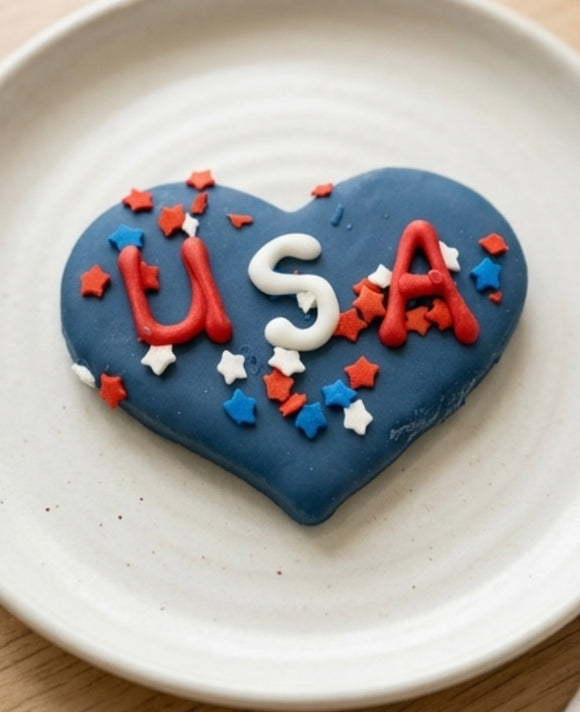 USA Heart Cookie 2pk