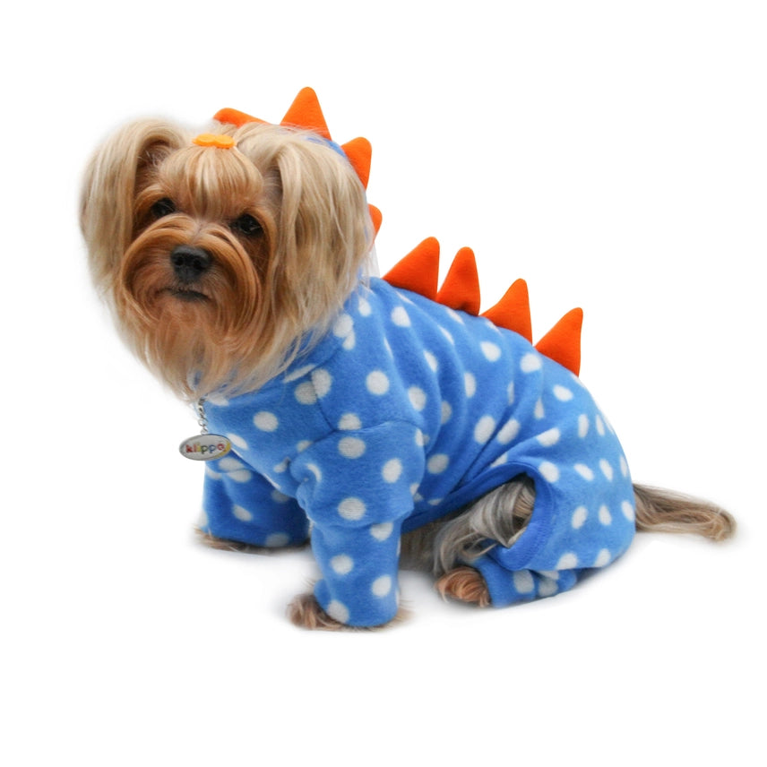 Polka Dog Dino Fleece