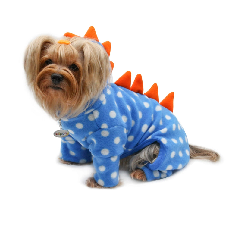 Polka Dog Dino Fleece