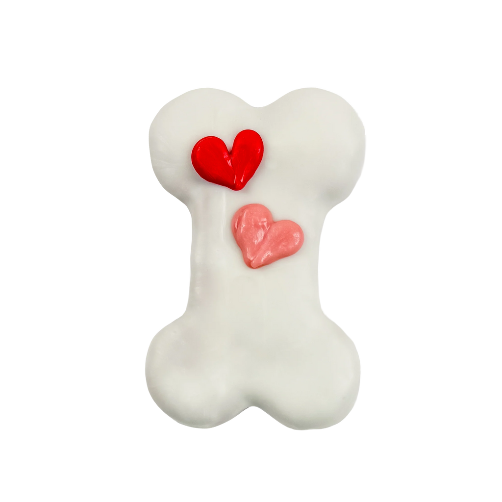 BR 3" Peanut Butter Bone with Heart 3pk