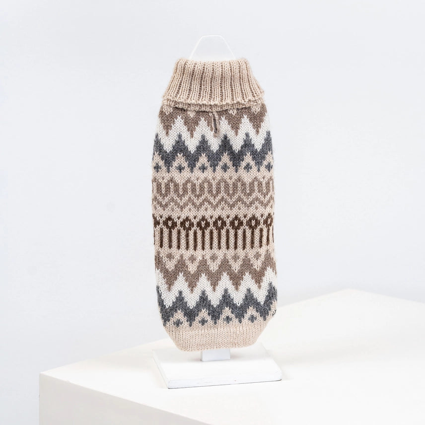 Wooly Winter Alpaca Dog Sweater