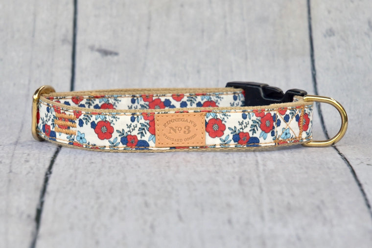 Finnegan's Standard Goods Poppies Collar