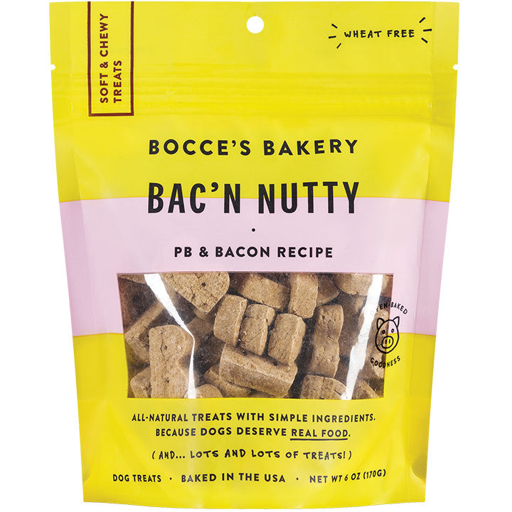 Bocce's Bakery Bacon Nutty Dog Biscuits - Main Image