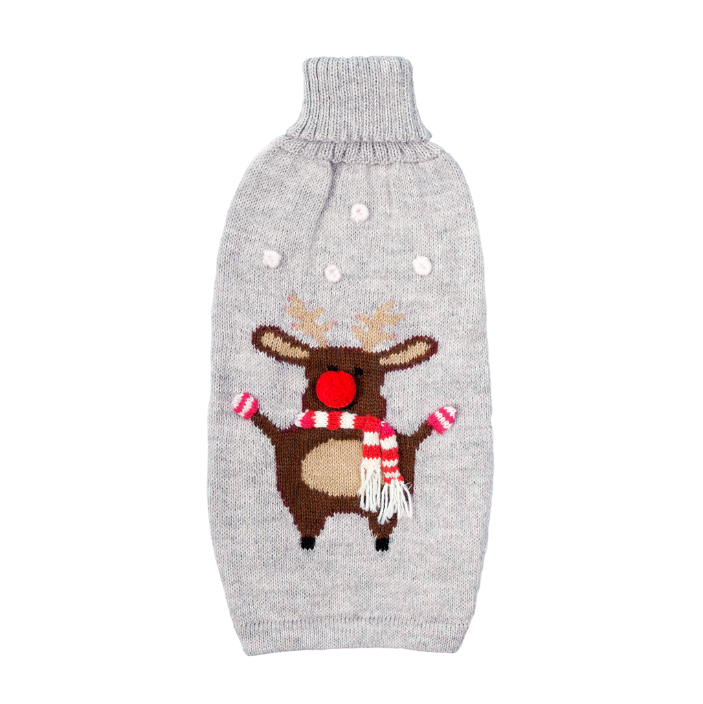 Christmas Moose Alpaca Dog Sweater