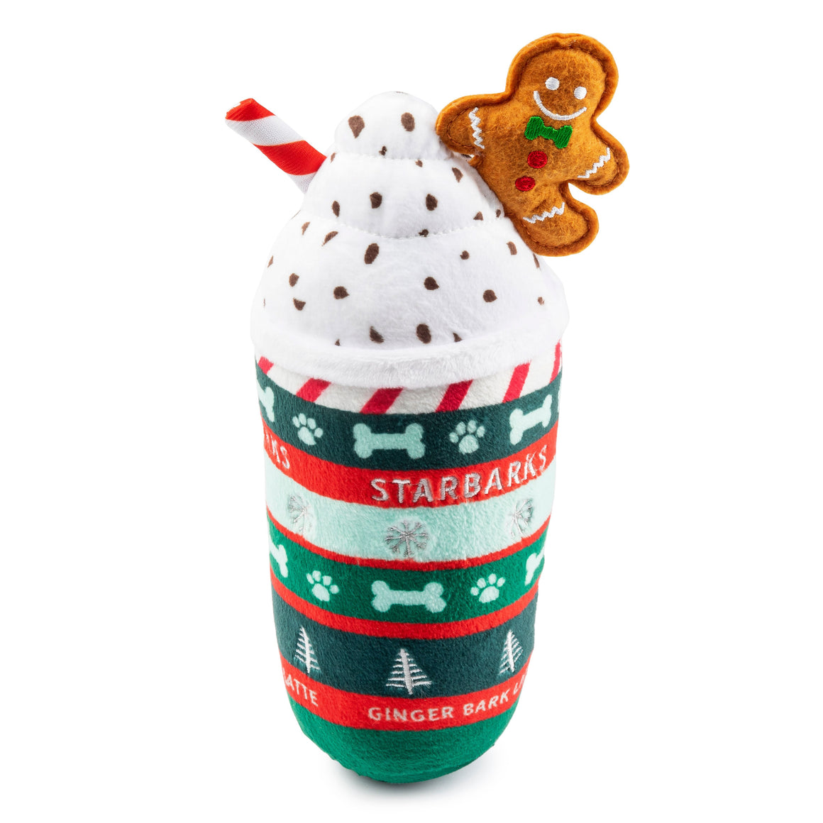 Starbarks Gingerbark Latte Plush Dog Toy