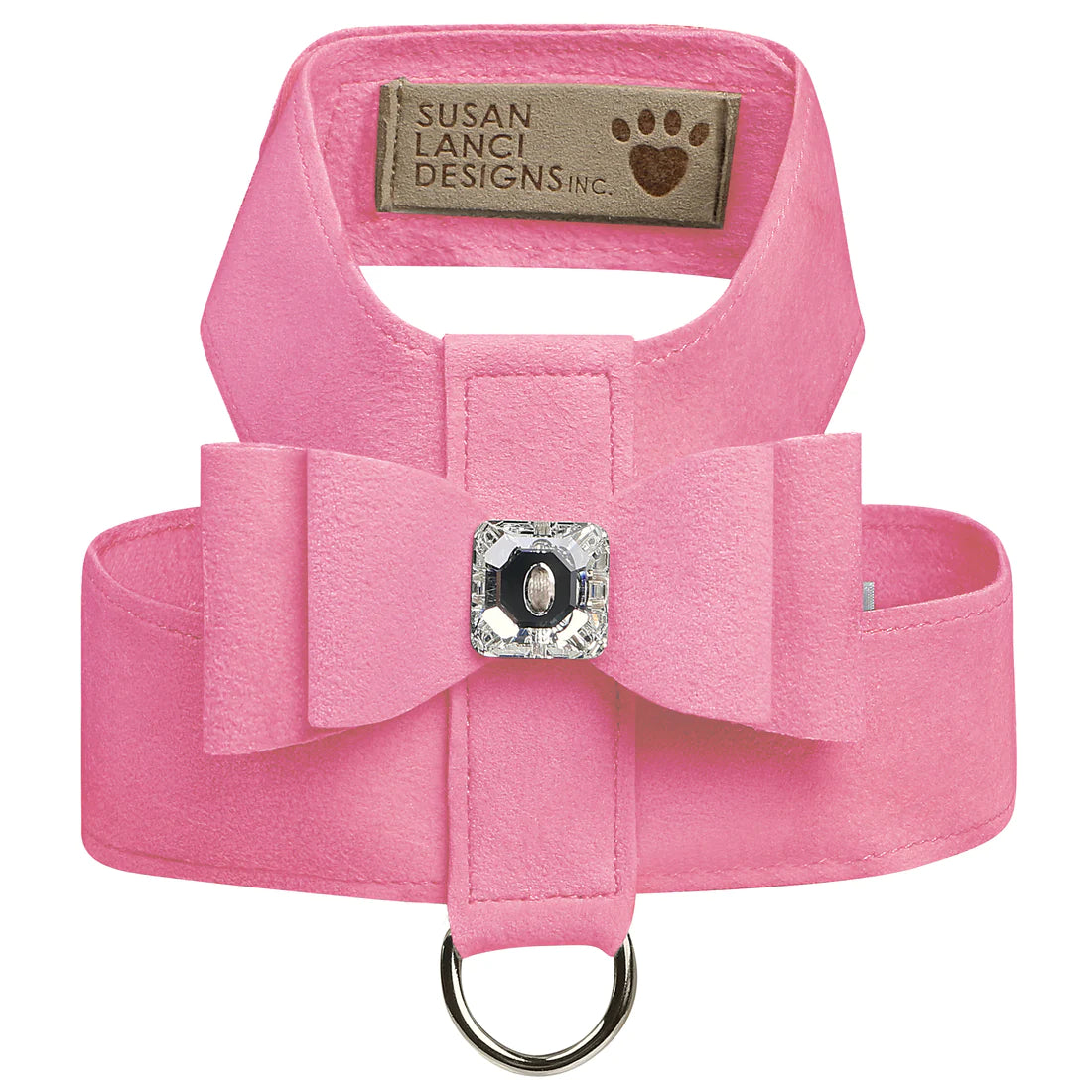 Big Bow Tinkie Harness - Perfect Pink