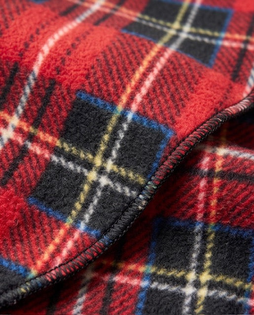 Duluth Double Fleece - Red Tartan w/ Black Reverse