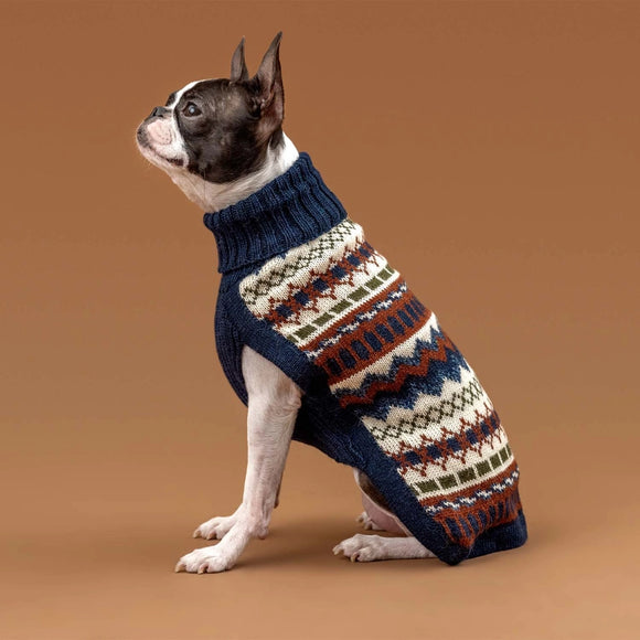 Iceberg Bleu Alpaca Dog Sweater