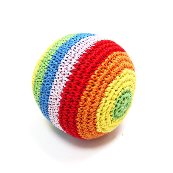 Rainbow Ball Knit Toy
