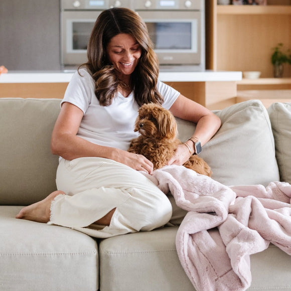 Saranoni Pet Blankets Powder Pink