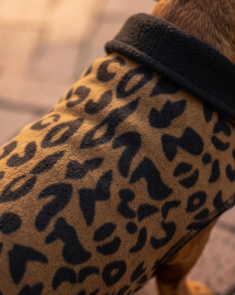 Duluth Double Fleece - Leopard w/ Black Reverse