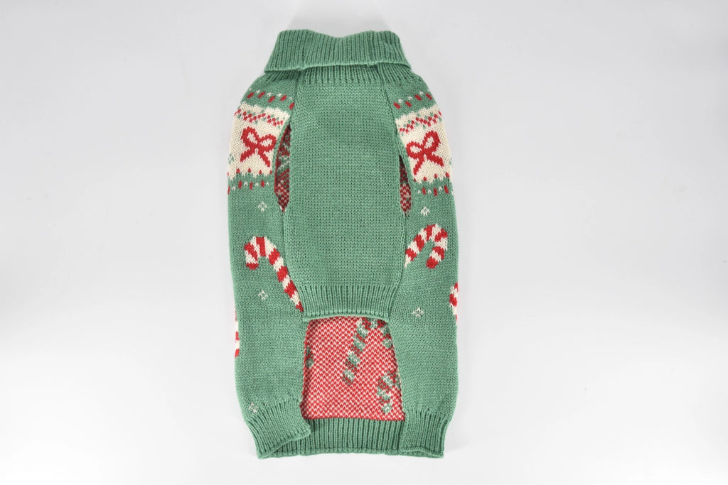 Ribbon Candy Cane Sweater