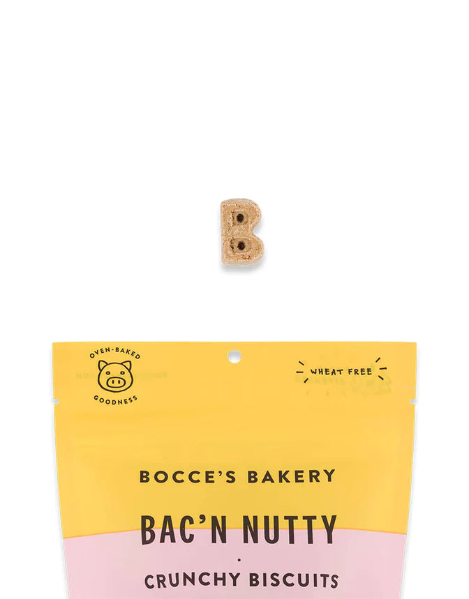 Bocce's Bakery Bacon Nutty Dog Biscuits