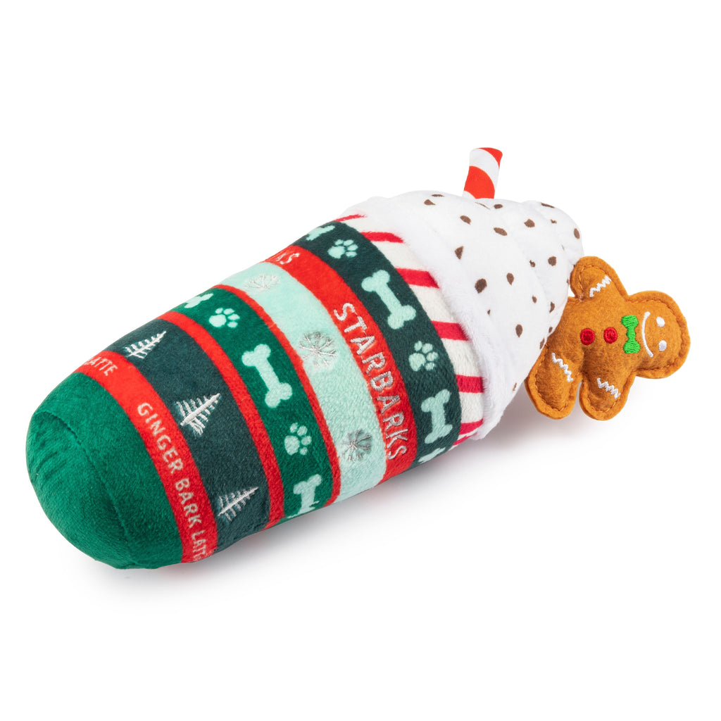 Starbarks Gingerbark Latte Plush Dog Toy