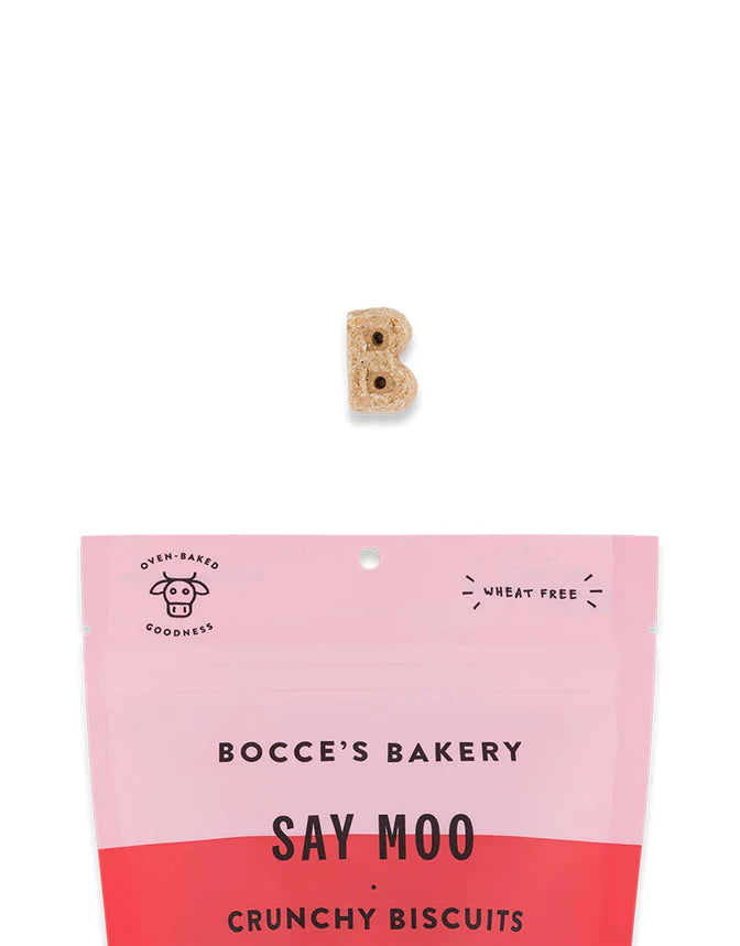 Bocce's Say Moo Dog Biscuits