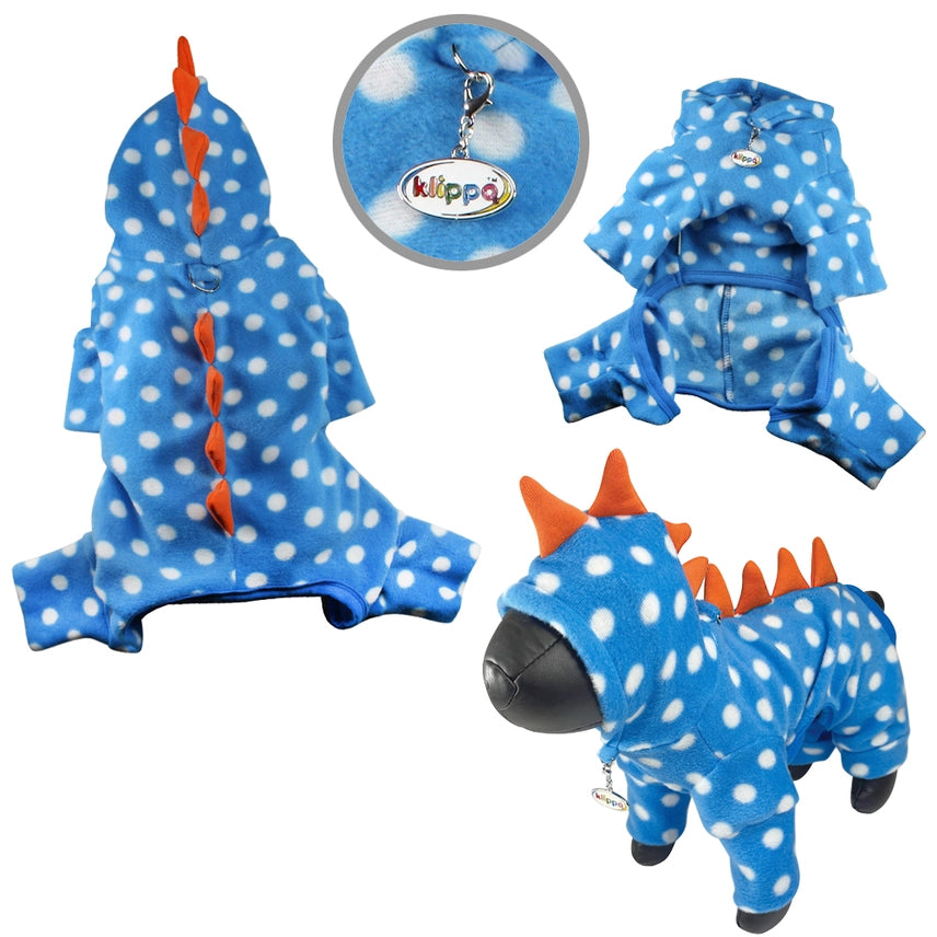 Polka Dog Dino Fleece