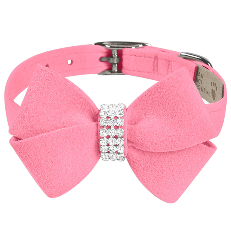 Nouveau Bow Collar - Perfect Pink