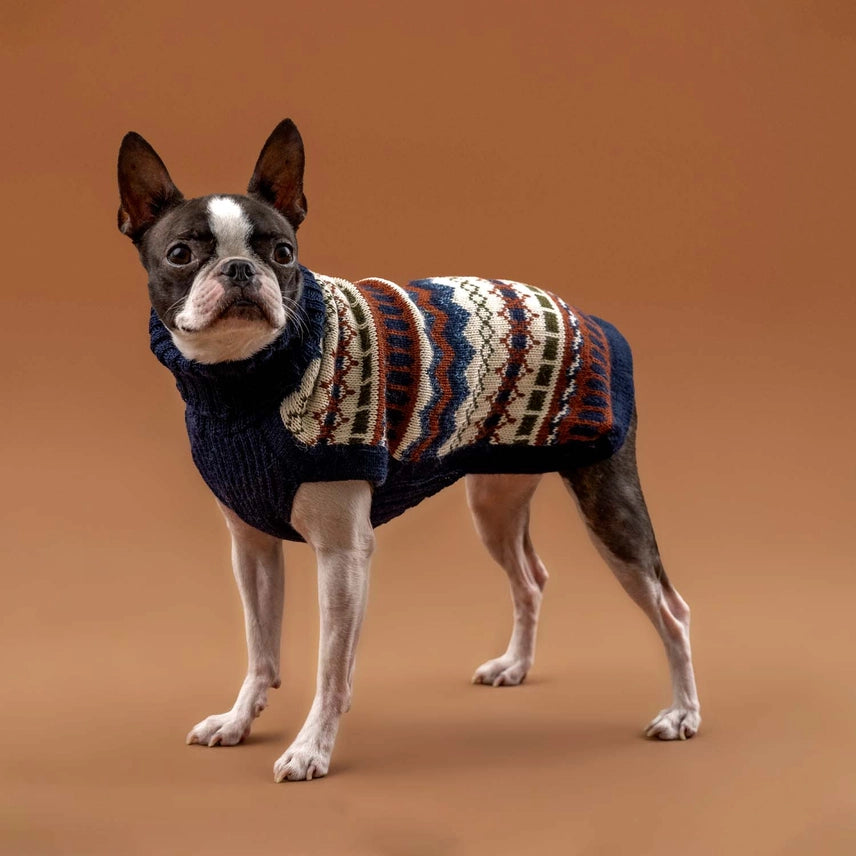 Iceberg Bleu Alpaca Dog Sweater
