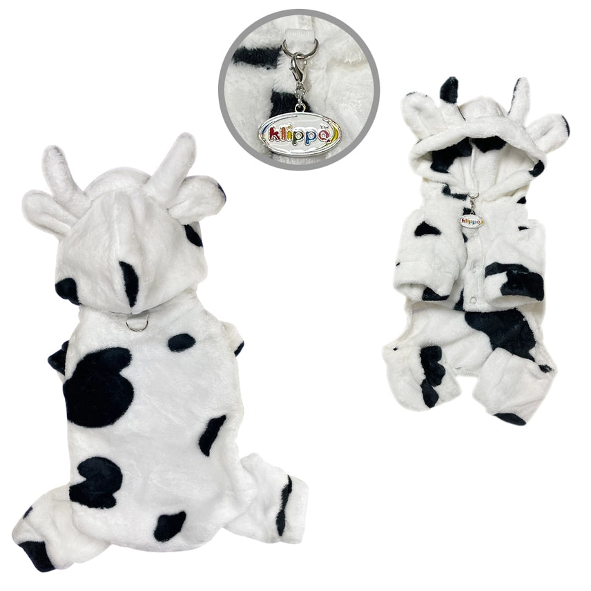 Plush Moo Cow Fleece Pajamas