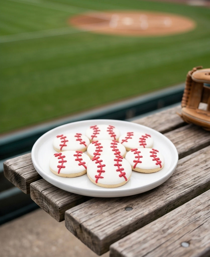 Baseball Dog Cookie 2pk