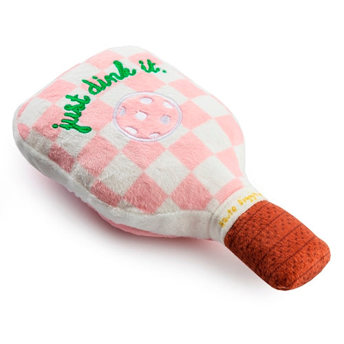 Pink Checker Pickleball Paddle Toy
