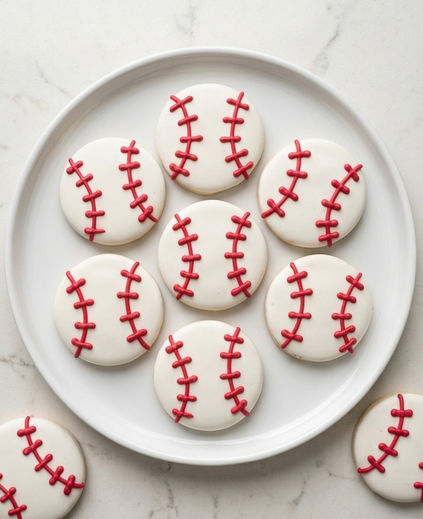 Baseball Dog Cookie 2pk