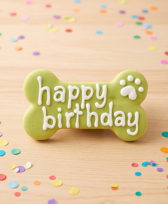Birthday Bone Cookie