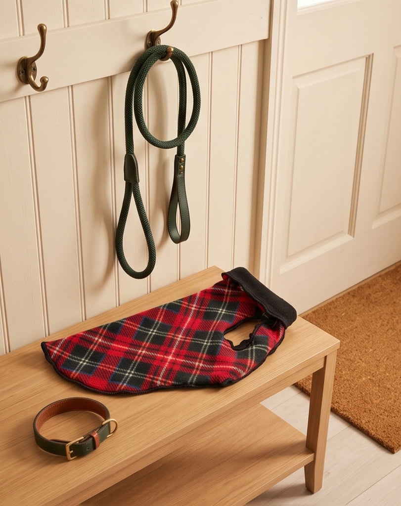 Duluth Double Fleece - Red Tartan w/ Black Reverse