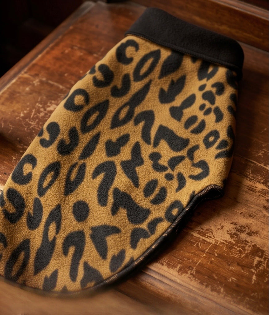 Duluth Double Fleece - Leopard w/ Black Reverse