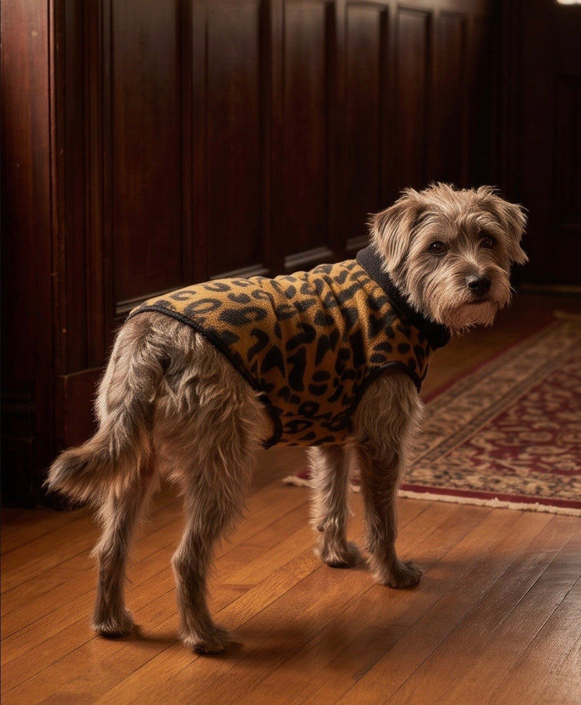 Duluth Double Fleece - Leopard w/ Black Reverse