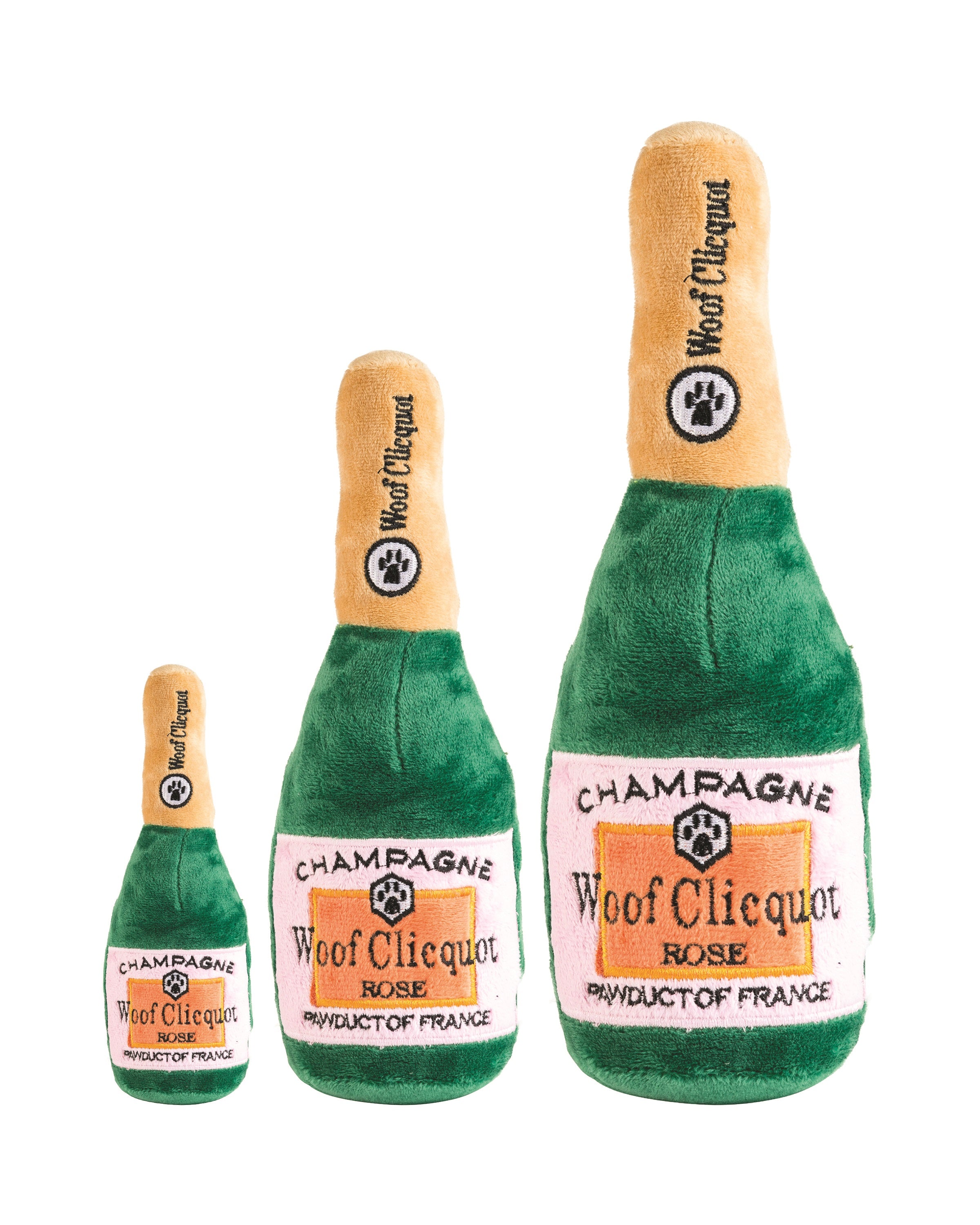 Woof Clicquot Rose' Champagne Woof Clicquot Rose' Champagne