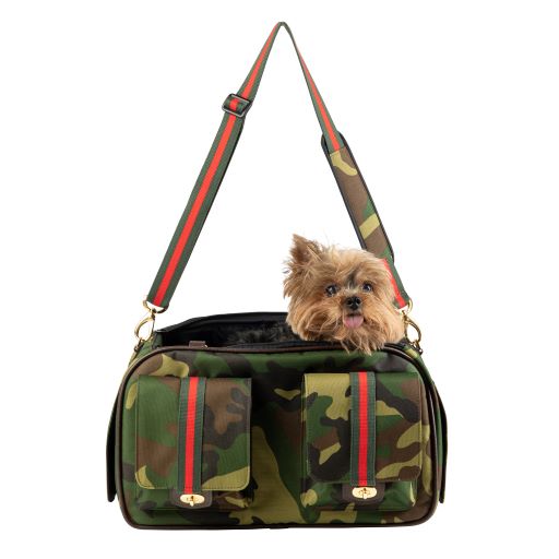 Petote Marlee Bag, Designer Dog Carrier, Quilted Dog Bag, Airline Approved  Petote - Tails in the City