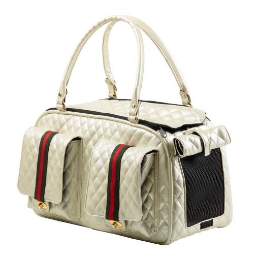 Marlee 2 Khaki Stripe Carrier from PETOTE® - The New York Dog Shop