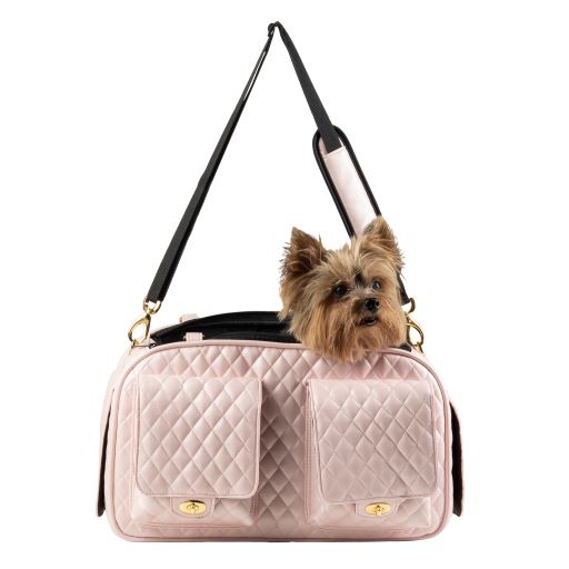PET LIFE Navy Blue and Pink Posh Paw Pet Carrier - Medium B18BKPMD - The  Home Depot