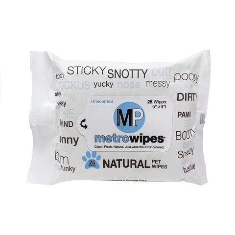 Metro Paws 100 Count Natural Paw Wipes