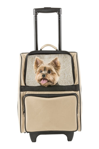 PETOTE, Marlee Duffel Dog Carrier in Khaki (Made in the USA)