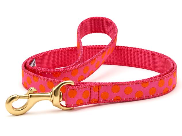 Up Country Pink Orange Dot Lead