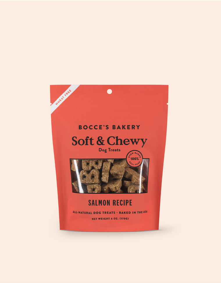 Soft & Chewy Salmon Packaged Dog Treats