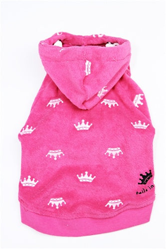 Royal Hoodie - Hot Pink Terry