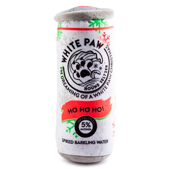 White Paw Ho Ho Ho Bark Seltzer Toy