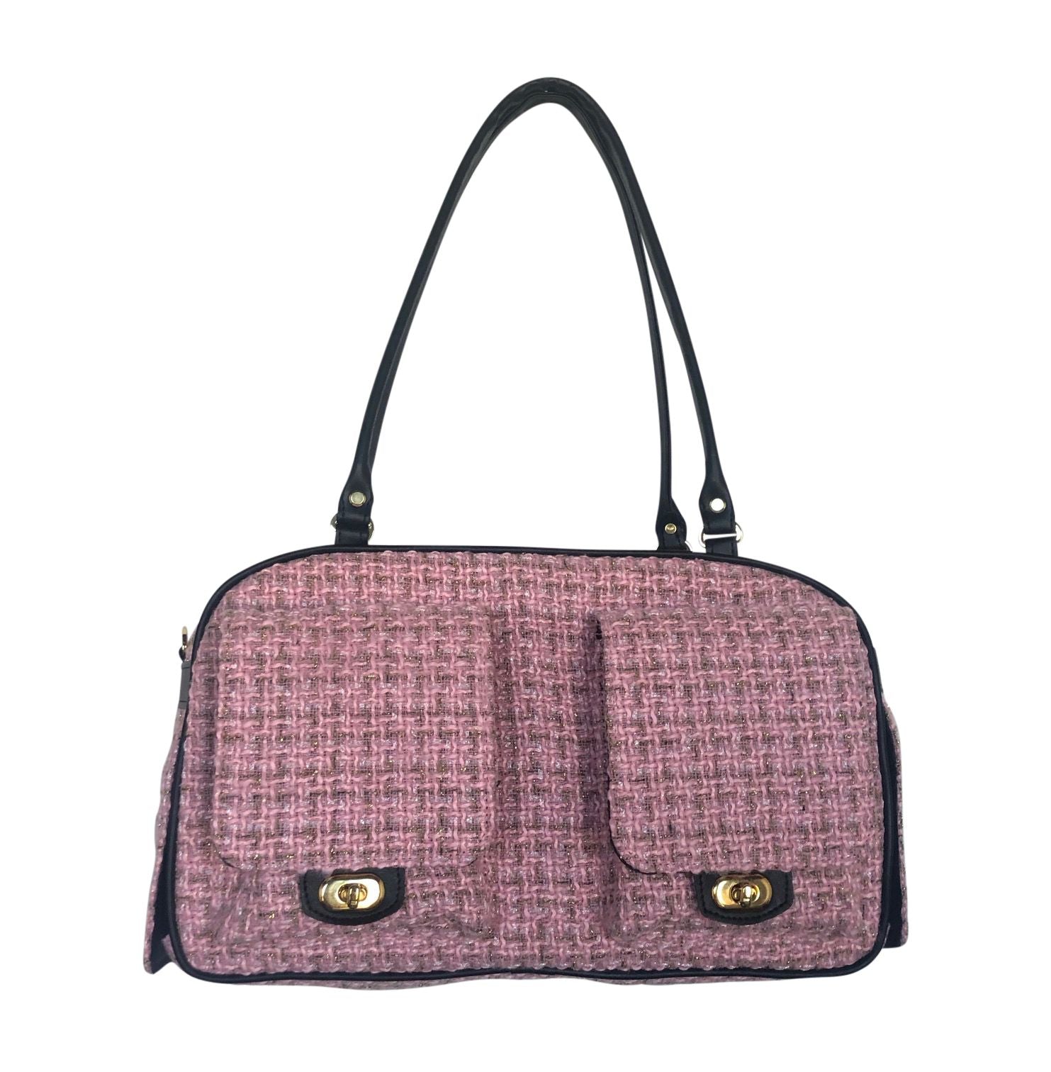 Chanel Tweed Dog Carrier 
