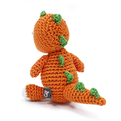 Dinosaur Knit Squeaker Toy