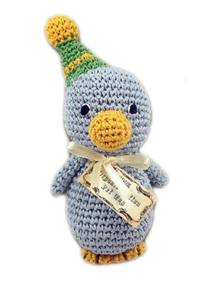 Disco Duck Knit Toy