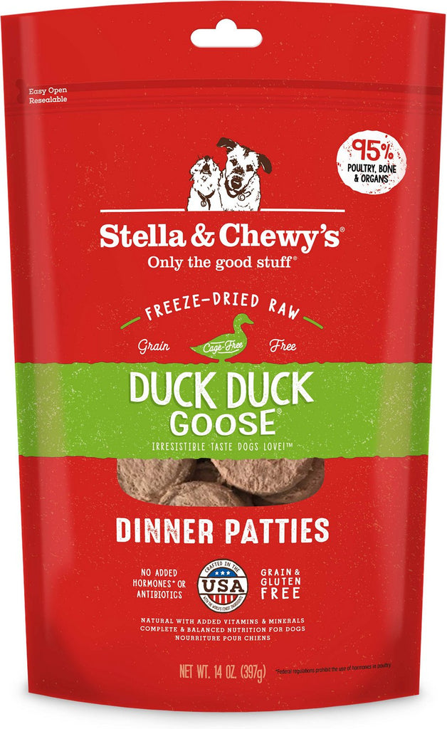 Stella & Chewy's Freeze Dried Duck, Duck, Goose Patties